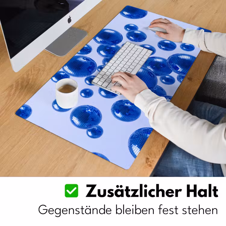 Schreibtischunterlage - Blaue Discokugel — 3