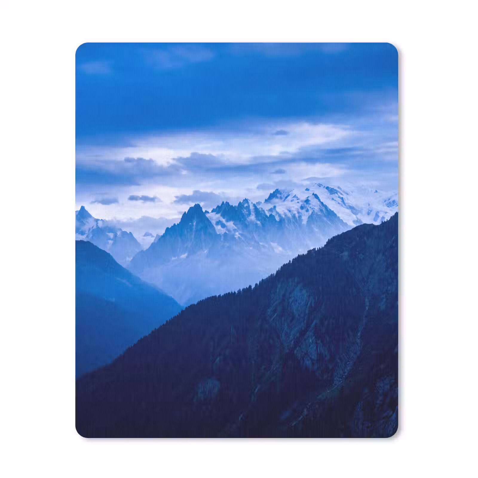 Mauspad - Berge – Schnee – Blau — 1