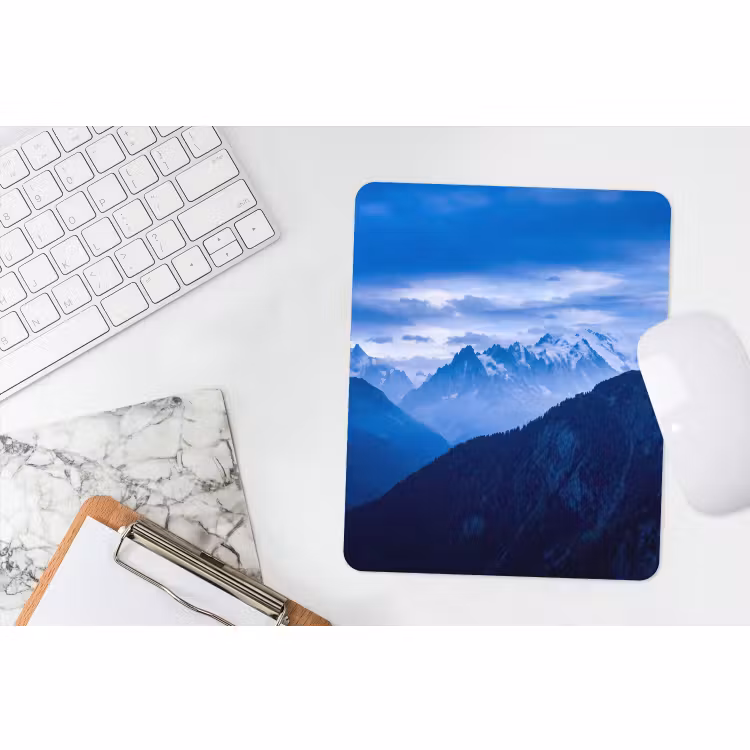 Mauspad - Berge – Schnee – Blau — 4