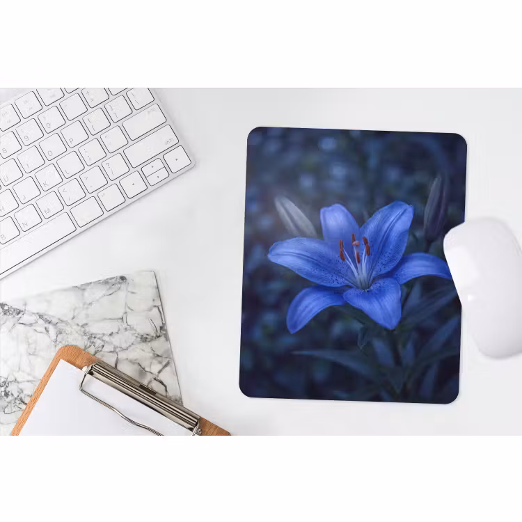 Mauspad - Blaue Blume – Natur — 4