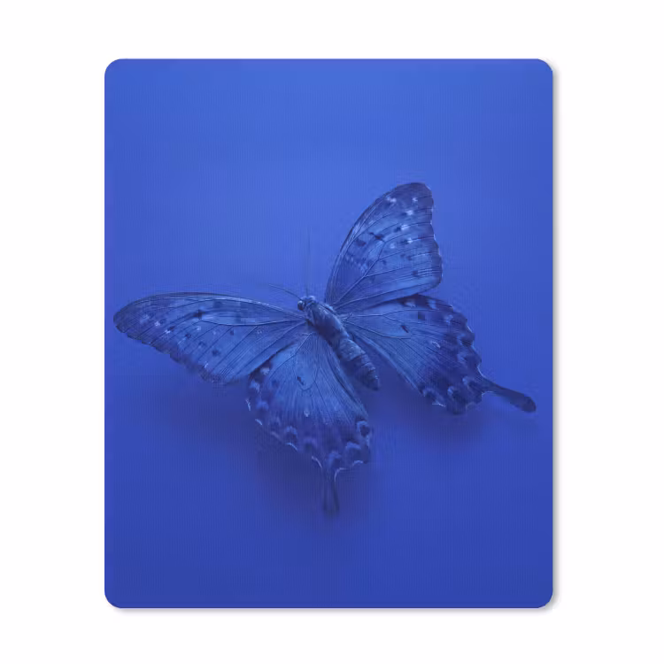 Mauspad - Blauer Schmetterling – Insekt — 1