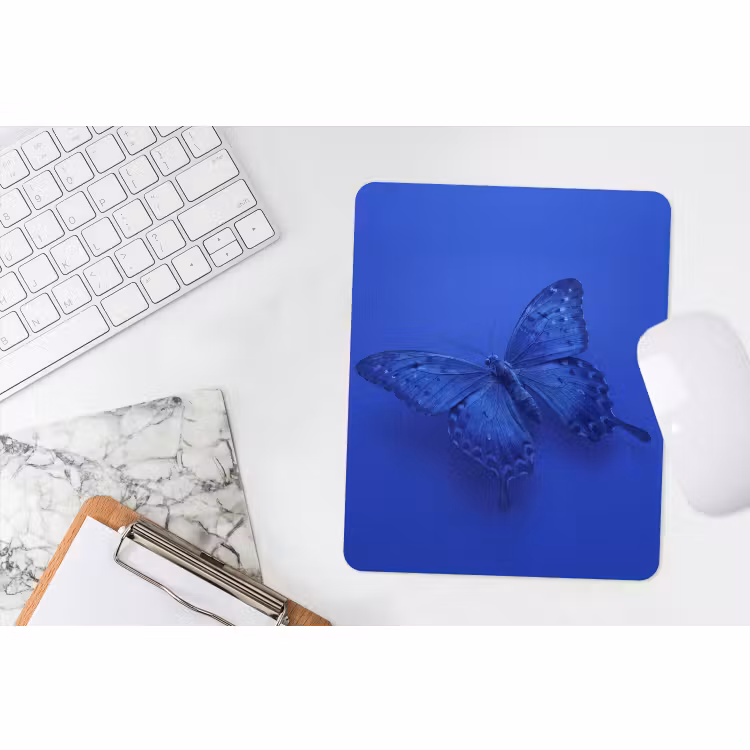 Mauspad - Blauer Schmetterling – Insekt — 4