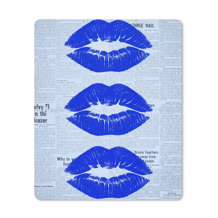 Mauspad - Zeitung „Blaue Lippen“ — 1