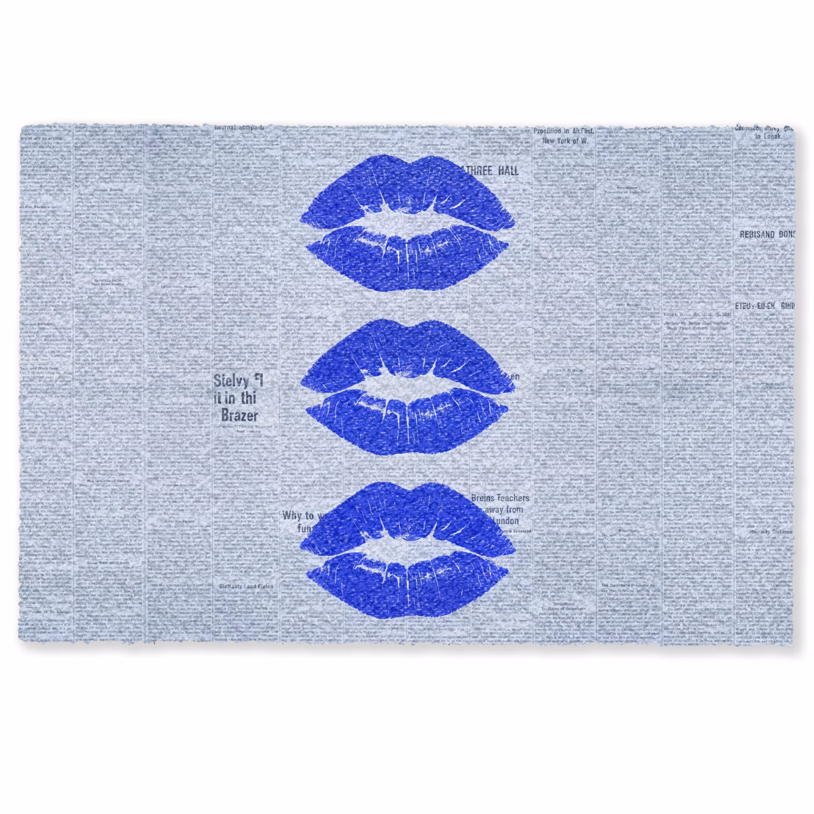 Fußmatte - Zeitung „Blaue Lippen“ — 1
