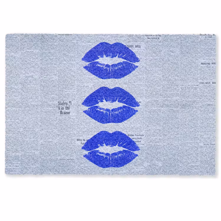 Fußmatte - Zeitung „Blaue Lippen“ — 1