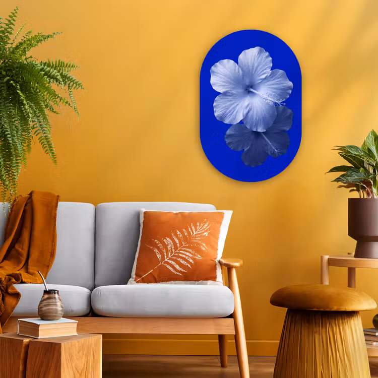 Forexbild Oval - Blumen – Blau – Natur — 2