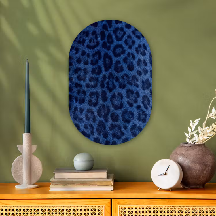 Forexbild Oval - Muster – Blau – Abstrakt — 3