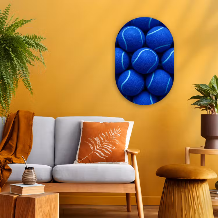 Forexbild Oval - Tennisball – Blau – Sport — 2