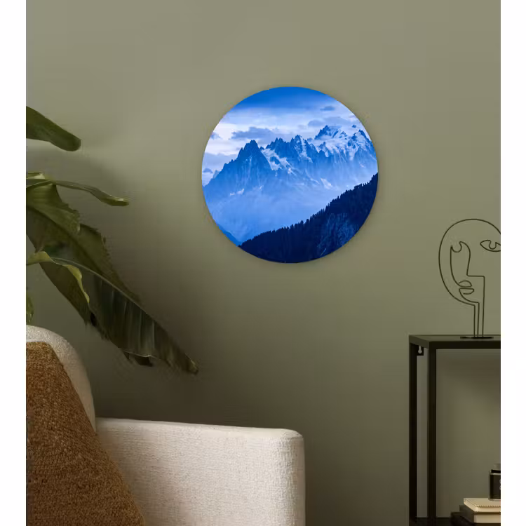Forexbild Rund - Berge – Schnee – Blau — 3