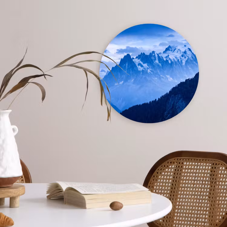 Forexbild Rund - Berge – Schnee – Blau — 4
