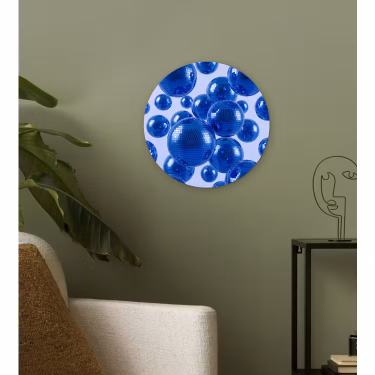 Forexbild Rund - Blaue Discokugel — 3