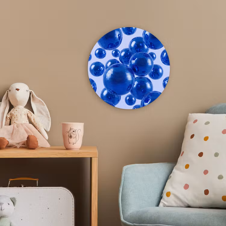 Forexbild Rund - Blaue Discokugel — 5