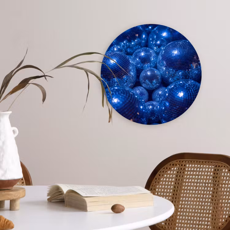 Forexbild Rund - Discobal – Party – Blau — 4