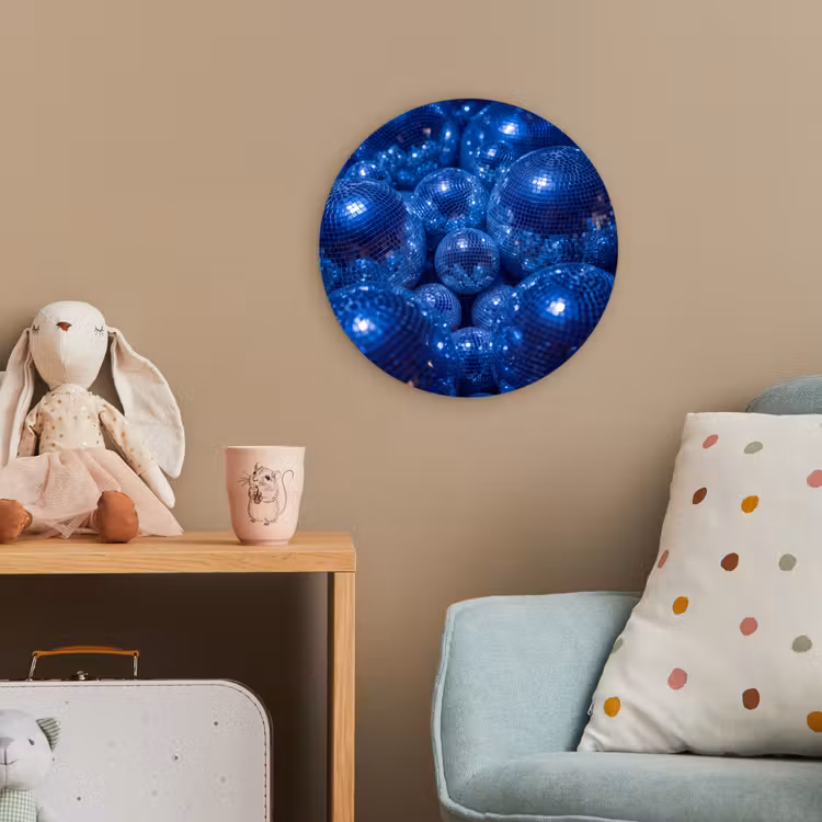 Forexbild Rund - Discobal – Party – Blau — 5