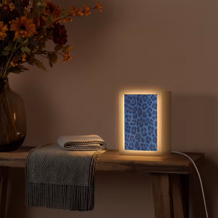 Personalisierte Lightbox - Muster – Blau – Abstrakt — 3