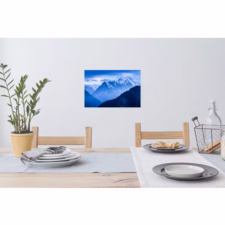 Wandtattoo – Berge – Schnee – Blau — 4
