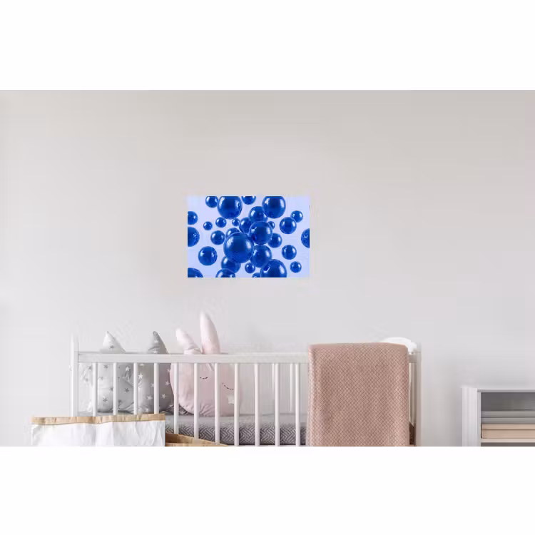 Wandtattoo – Blaue Discokugel — 5