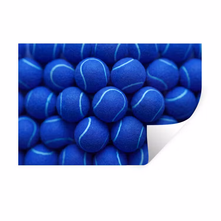 Wandtattoo – Tennisball – Blau – Sport — 1
