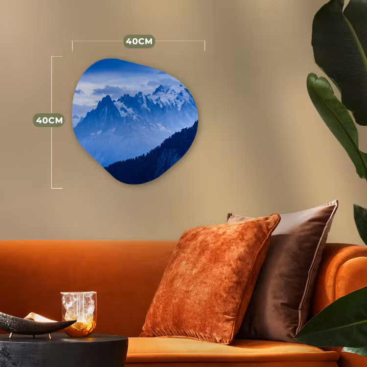 Forexbild Organische Form - Berge – Schnee – Blau — 4
