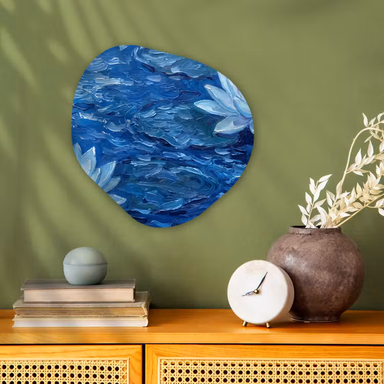 Forexbild Organische Form - Blumen – Wasser – Blau — 2