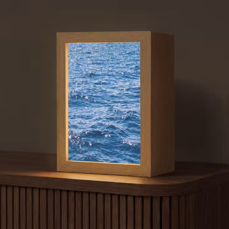 Personalisierte Lightbox - Wasser – Oberfläche – Natur — 1