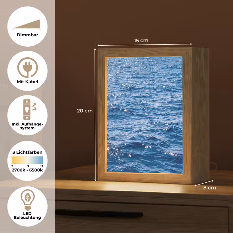Personalisierte Lightbox - Wasser – Oberfläche – Natur — 6