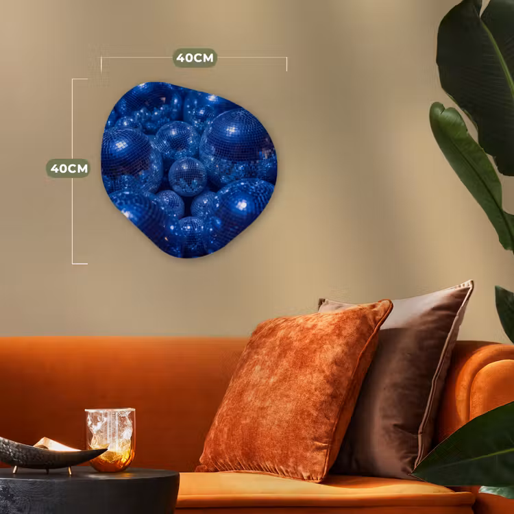Forexbild Organische Form - Discobal – Party – Blau — 4
