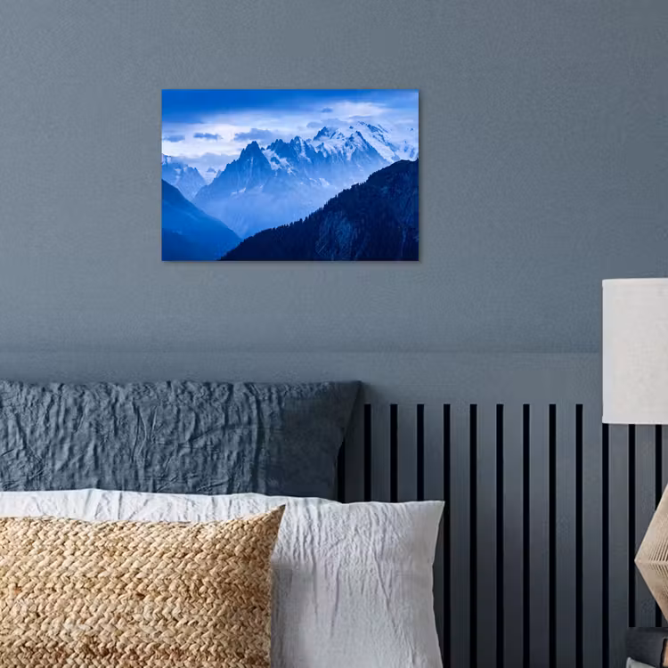Poster - Berge – Schnee – Blau — 3