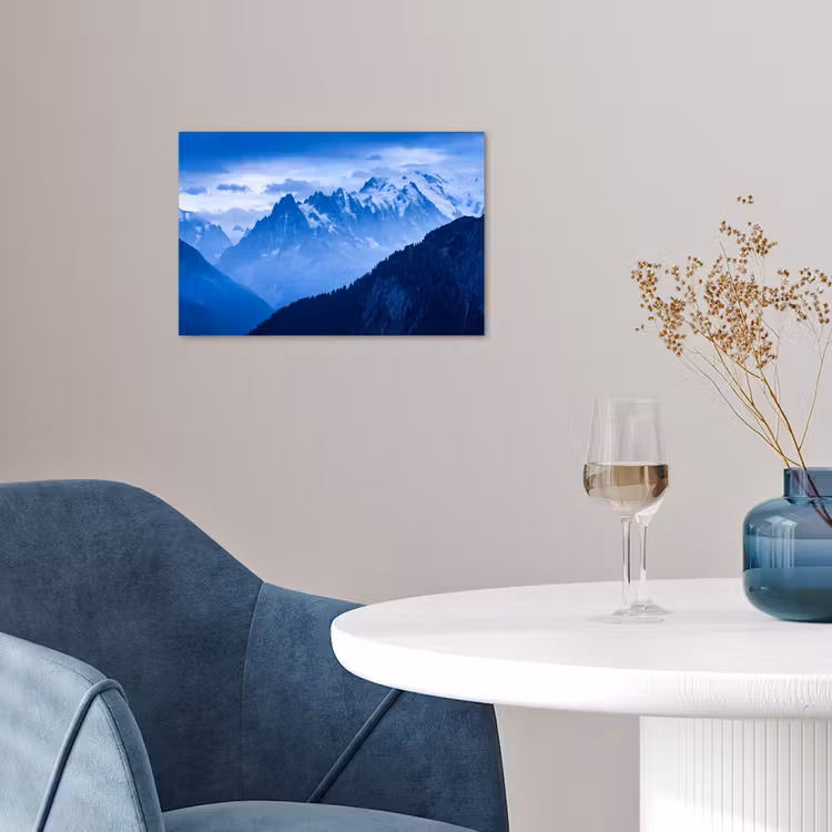 Poster - Berge – Schnee – Blau — 4