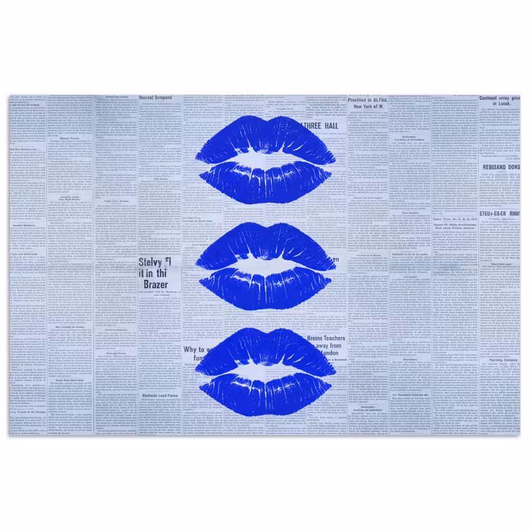 Poster - Zeitung „Blaue Lippen“ — 1