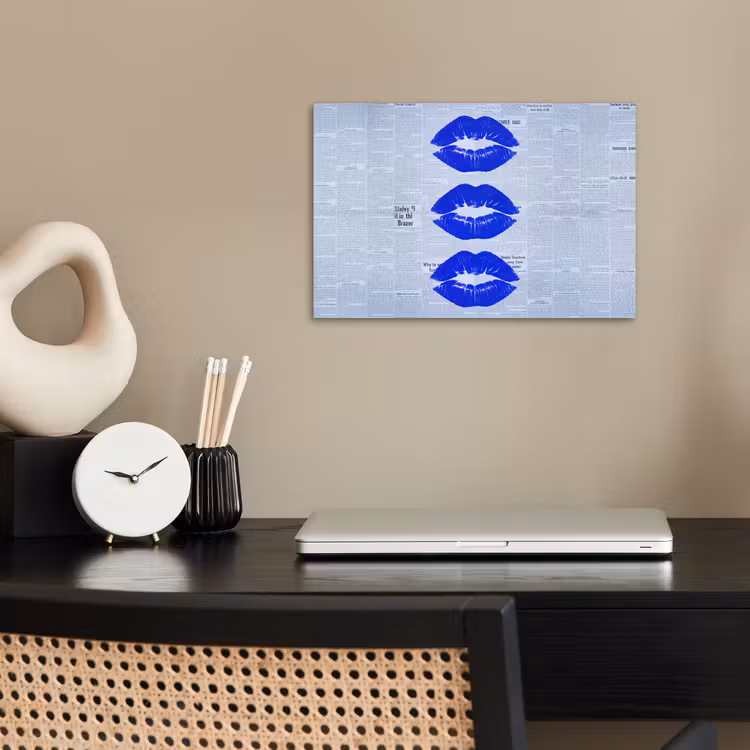 Poster - Zeitung „Blaue Lippen“ — 2