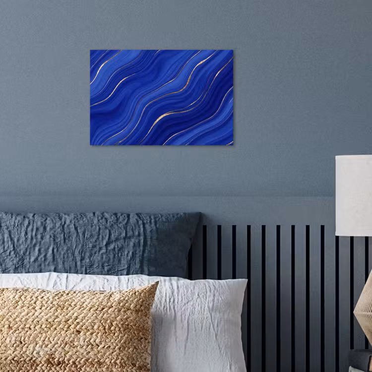 Poster - Zusammenfassung – Linien – Blau — 3