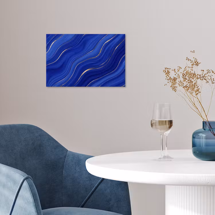 Poster - Zusammenfassung – Linien – Blau — 4