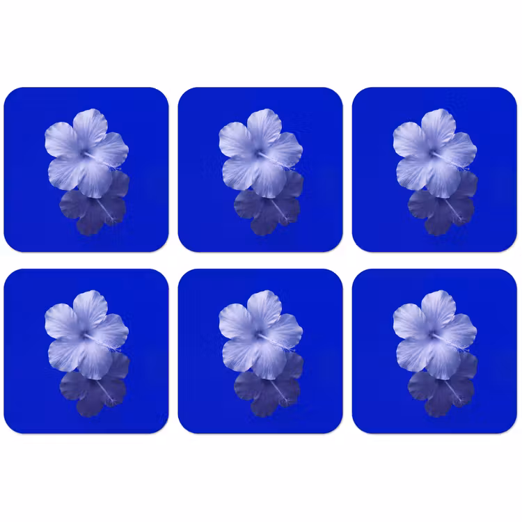 Untersetzer - Blumen – Blau – Natur — 1