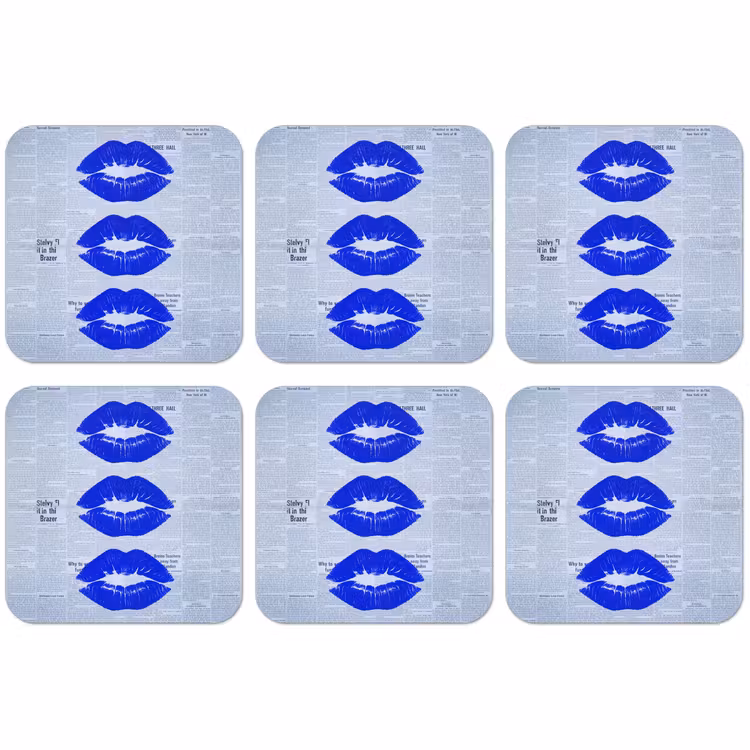 Untersetzer​ - Zeitung „Blaue Lippen“ — 1