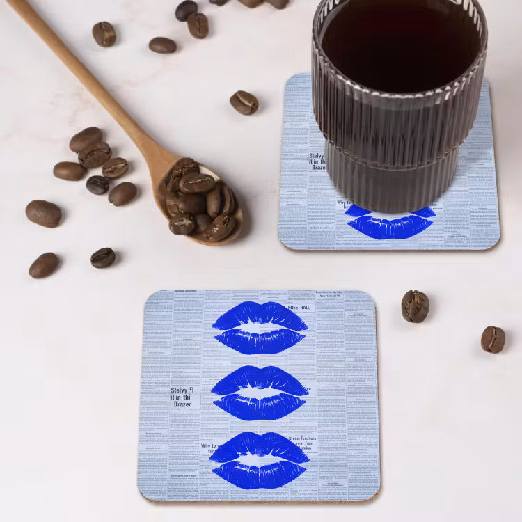 Untersetzer​ - Zeitung „Blaue Lippen“ — 4