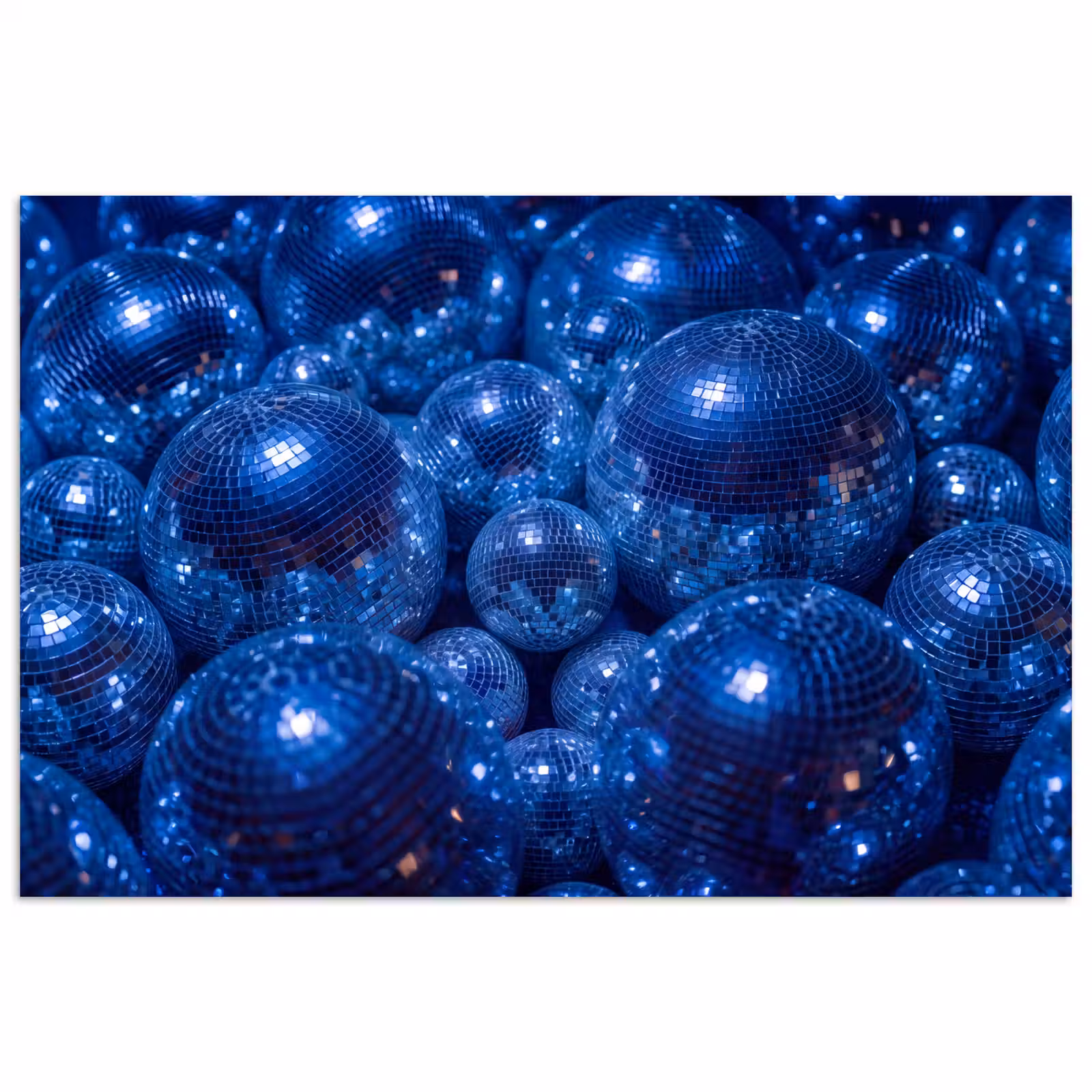 Poster - Discobal – Party – Blau — 1