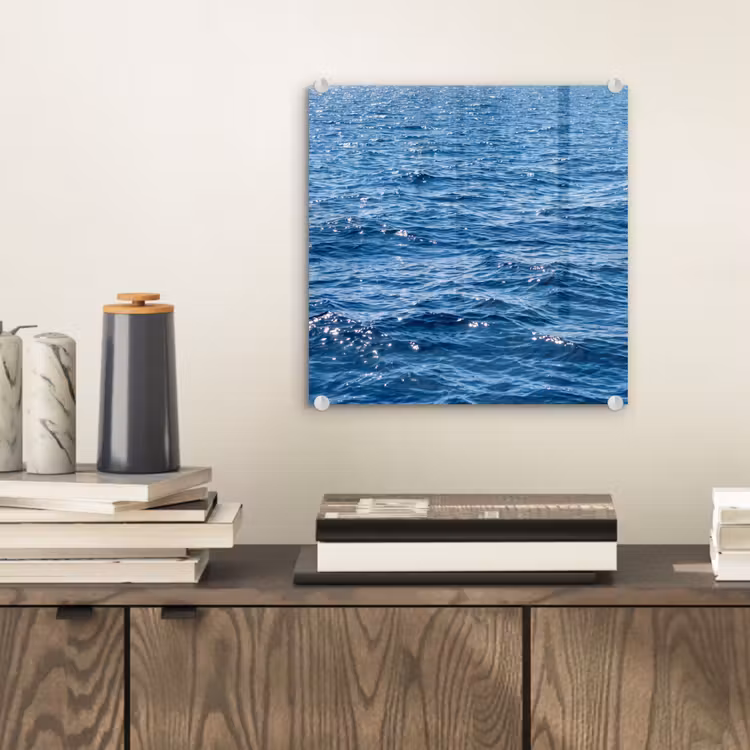Glasbild - Wasser – Oberfläche – Natur — 2