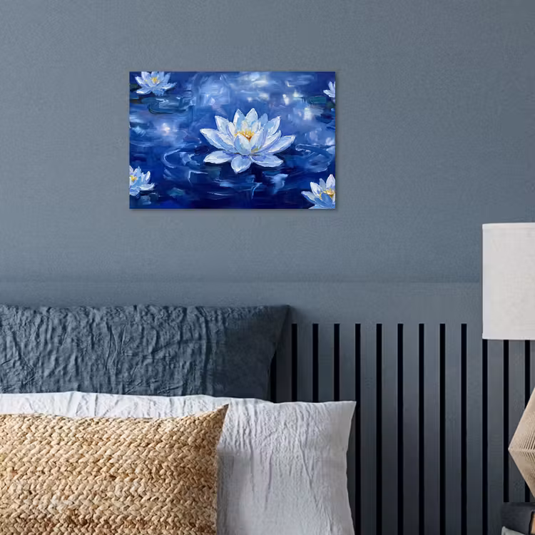 Poster - Blaue Seerose – Wasser — 3