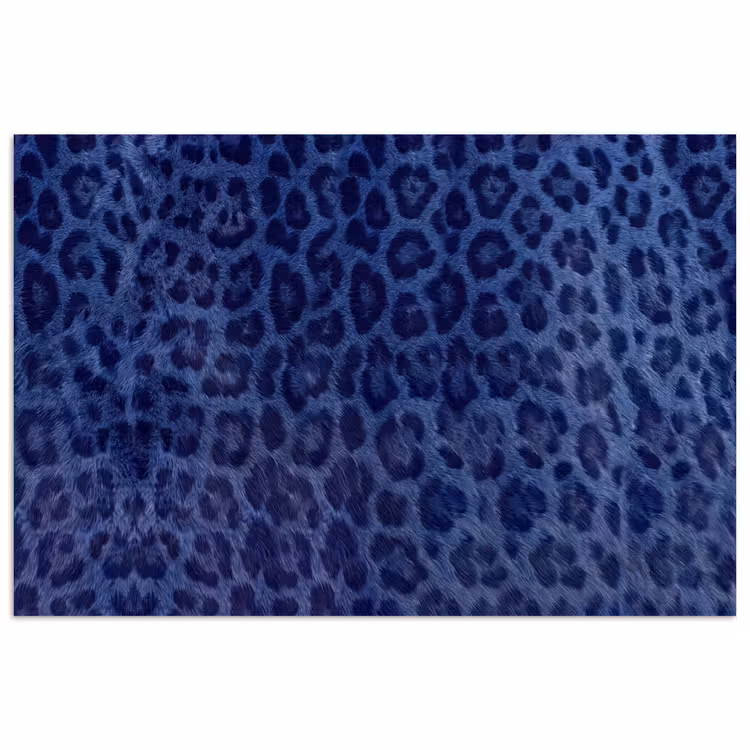 Poster - Muster – Blau – Abstrakt — 1