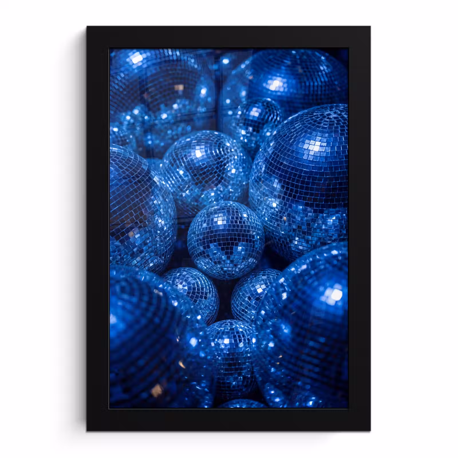 Bilder mit Rahmen - Discobal – Party – Blau — 1