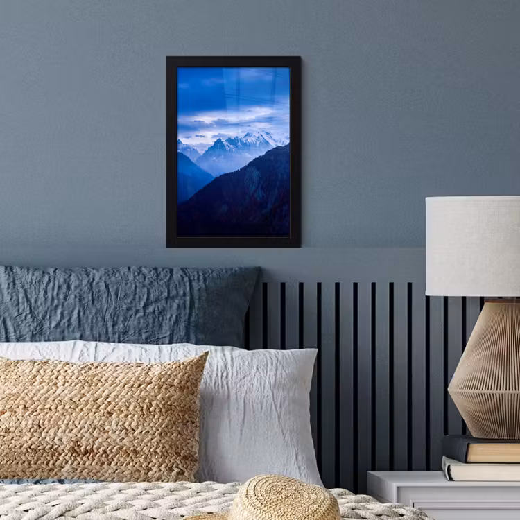 Bilder mit Rahmen - Berge – Schnee – Blau — 3