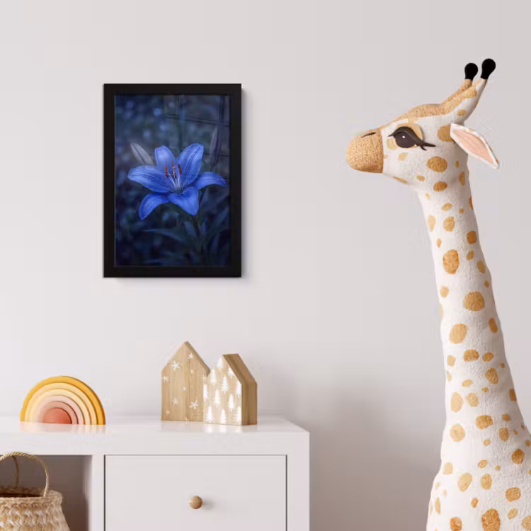 Bilder mit Rahmen - Blaue Blume – Natur — 5