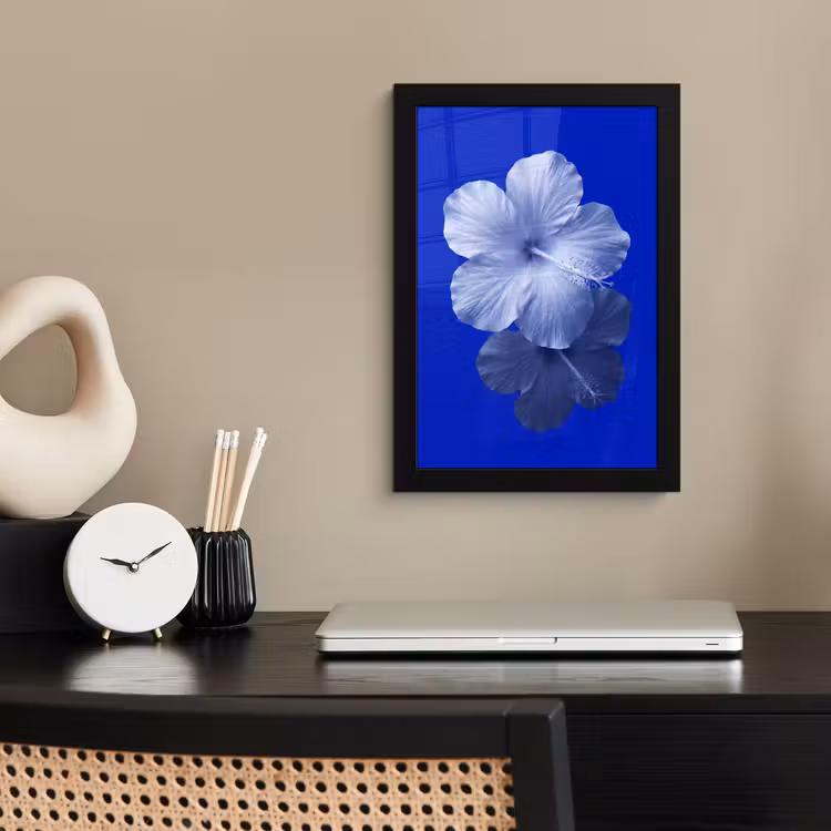 Bilder mit Rahmen - Blumen – Blau – Natur — 2