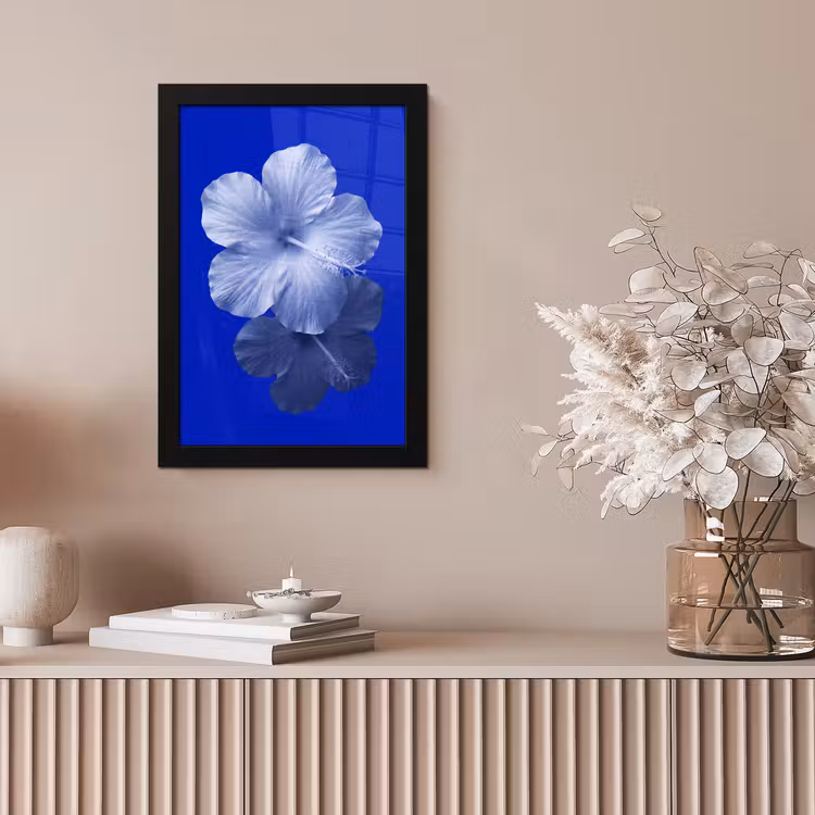 Bilder mit Rahmen - Blumen – Blau – Natur — 4