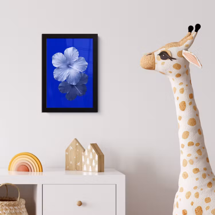 Bilder mit Rahmen - Blumen – Blau – Natur — 5