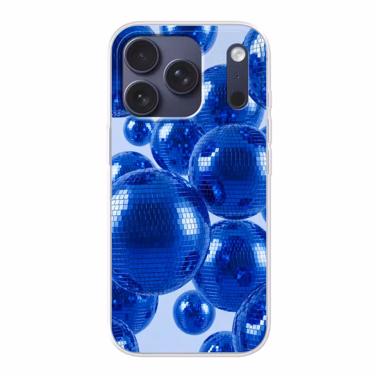 Handyhülle - Blaue Discokugel — 1