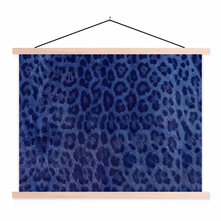 Stoffbild - Muster – Blau – Abstrakt — 1