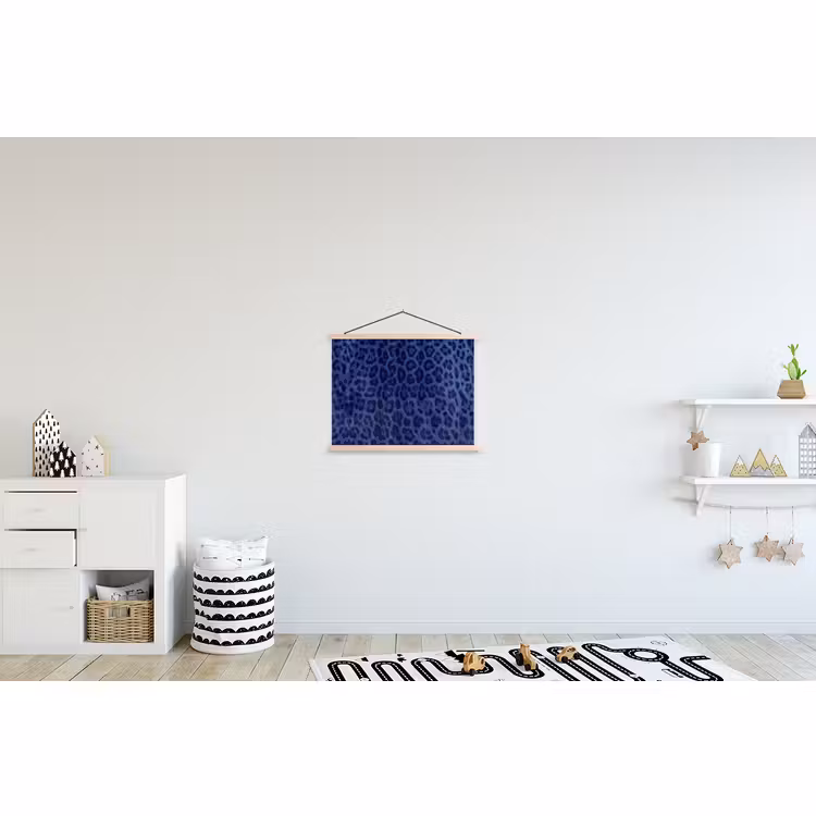 Stoffbild - Muster – Blau – Abstrakt — 2