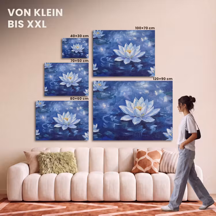 Akustikbild - Blaue Seerose – Wasser — 7